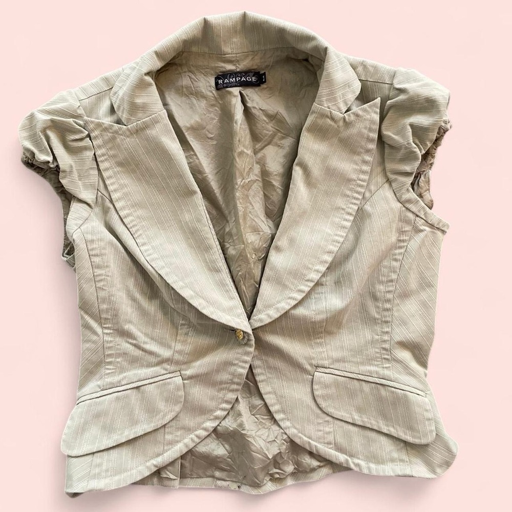 Y2K Rampage olive green blazer